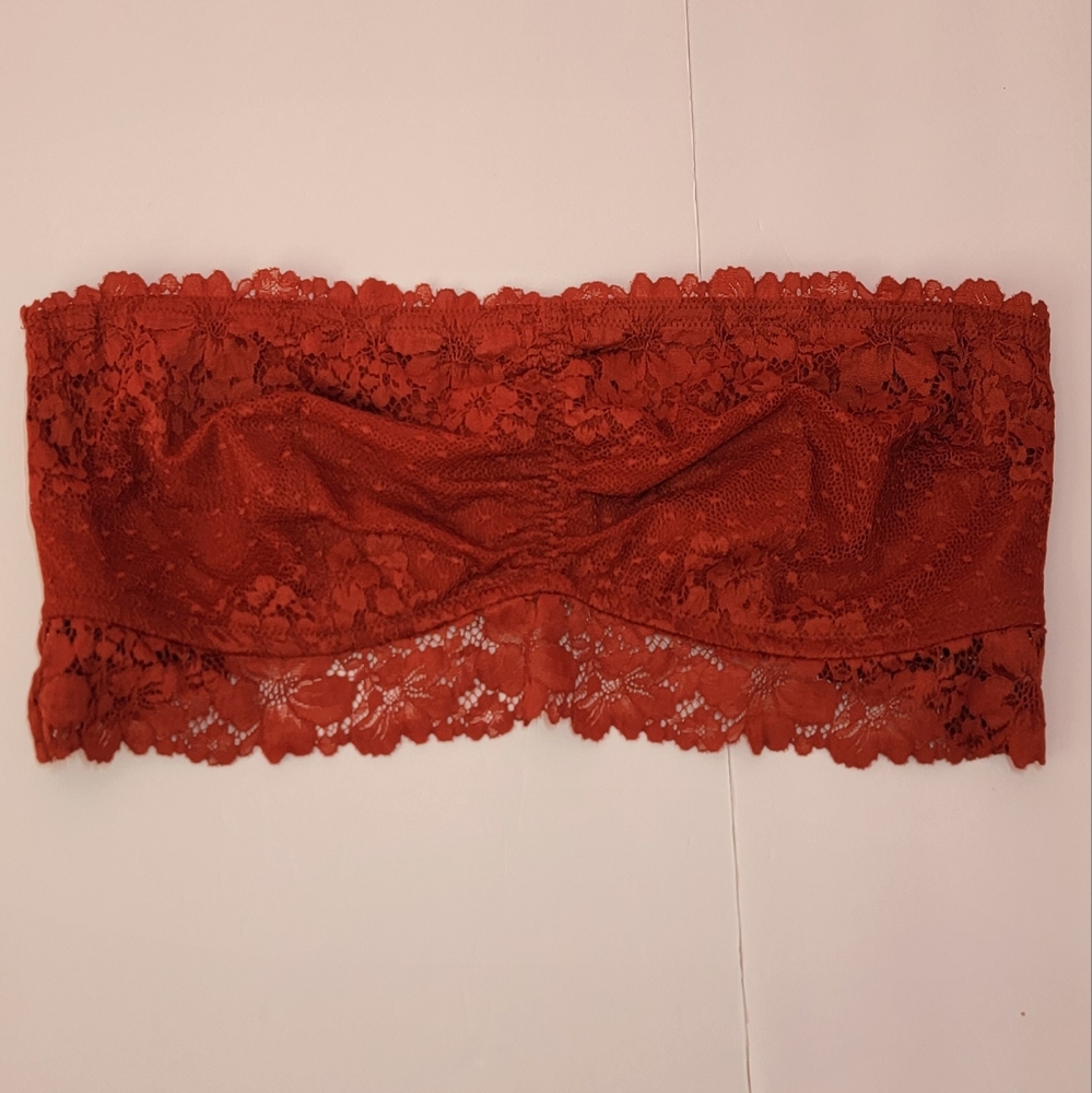 AUDEN  BURNT ORANGE  UNLINED WIRED BRA/ XL.